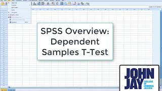 A Dependent Samples T Test in SPSS