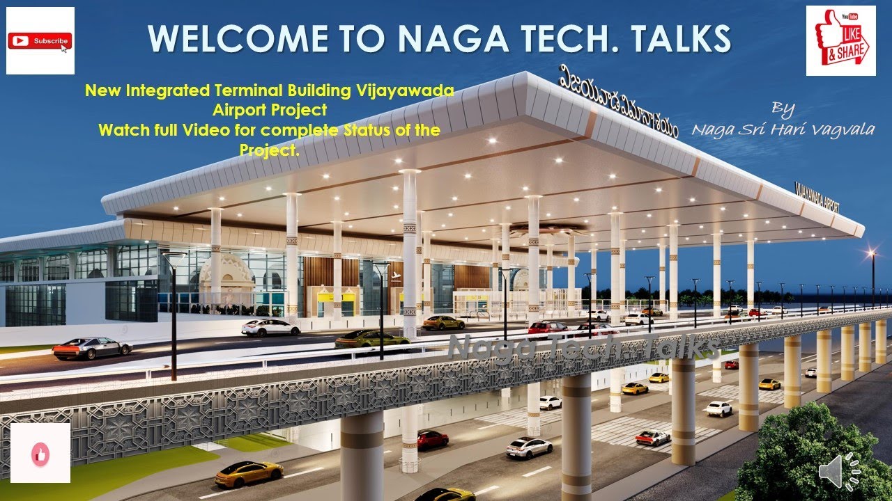 Vijayawada Air Port Project - Latest Status of New Integrated Terminal Building 
