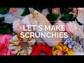 DIY SCRUNCHIES + HOW I THREAD MY SEWING MACHINE| ROCHELLE MERCADO