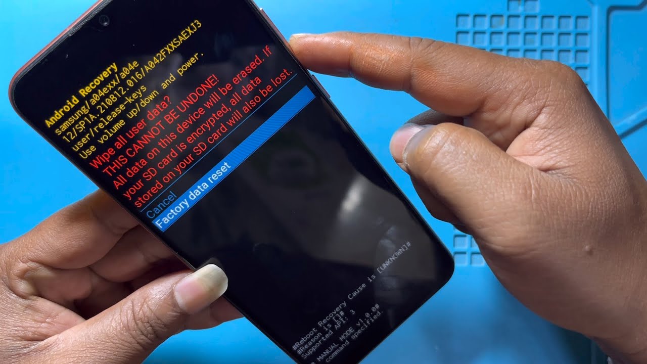How To Hard Reset Samsung Galaxy A04 | A04S | Pattern Password Unlock ...