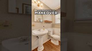 A Leaking Faucet Started All This #shorts #bathroom #diy @Karranliving @YorkWallcoveringsInc