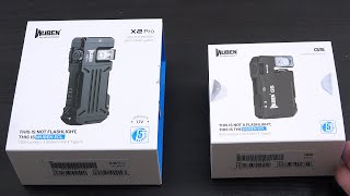 Wuben G5 Flashlight and Wuben X2 PRO Flashlight Unboxing and Test