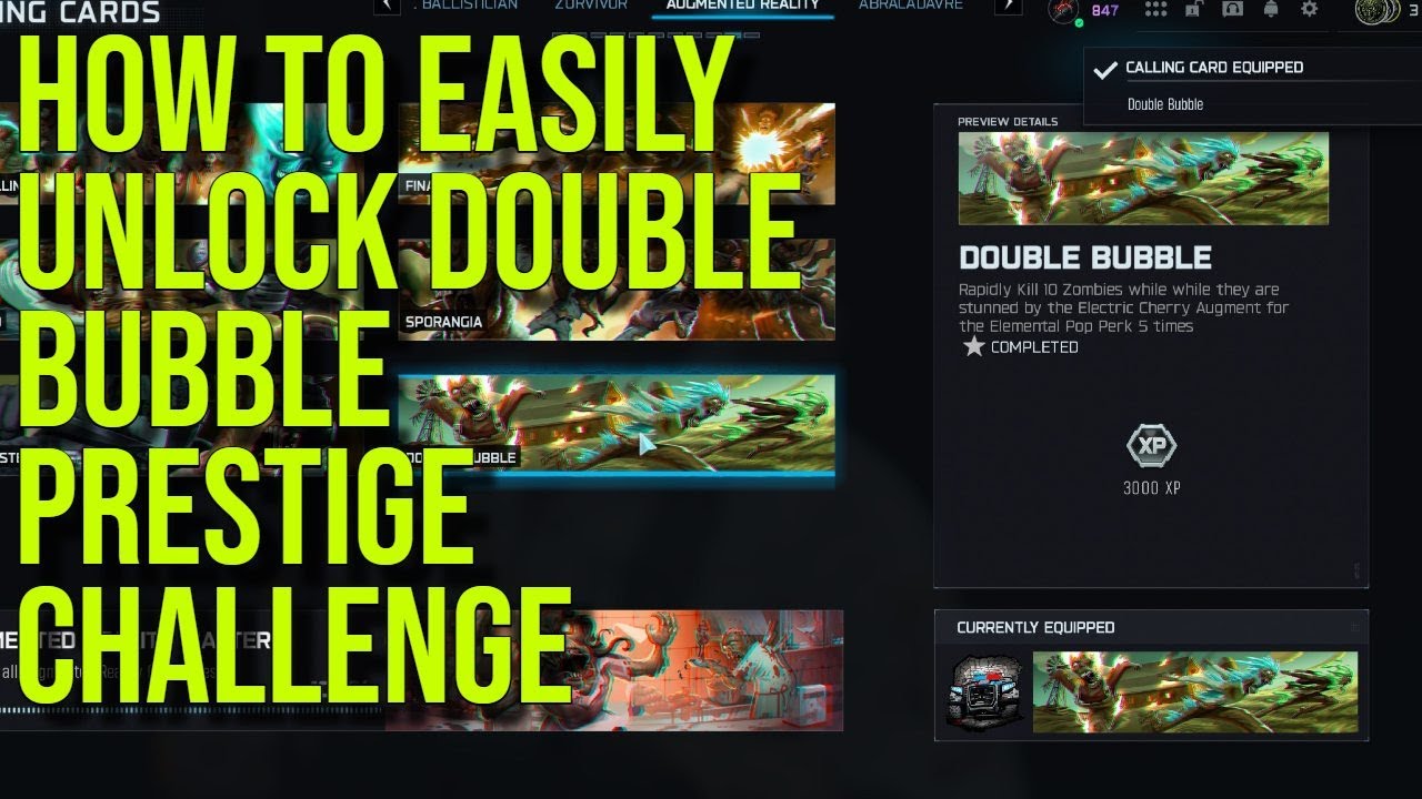 How To Unlock Double Bubble Prestige Challenge / Black Ops 7 Zombies