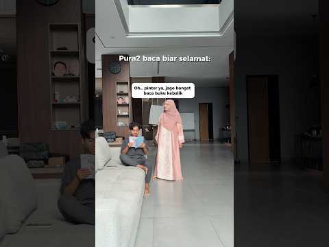 Pura2 baca biar selamat