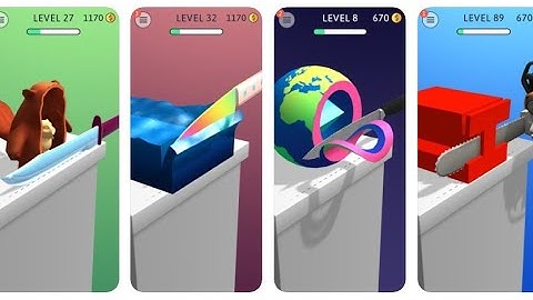 ASMR SLICE | NOOB VS PRO VS HACKER ALL ASMR GAME satisfying game asmr sound