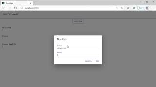 Terrance Greene react shopping list app