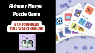 Alchemy Merge all formulas (610) in unlock order | Puzzle Game Full Walkthrough screenshot 2