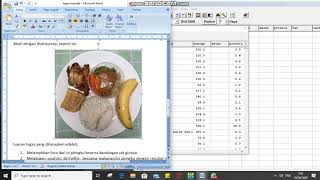 Analisisi Menu Makanan dengan Nutrisurvey (Tutorial dan Pembahasan)