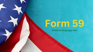 -E•C•𝐿 t  Military Prep Exam -  English Language Skills Practice No. 59