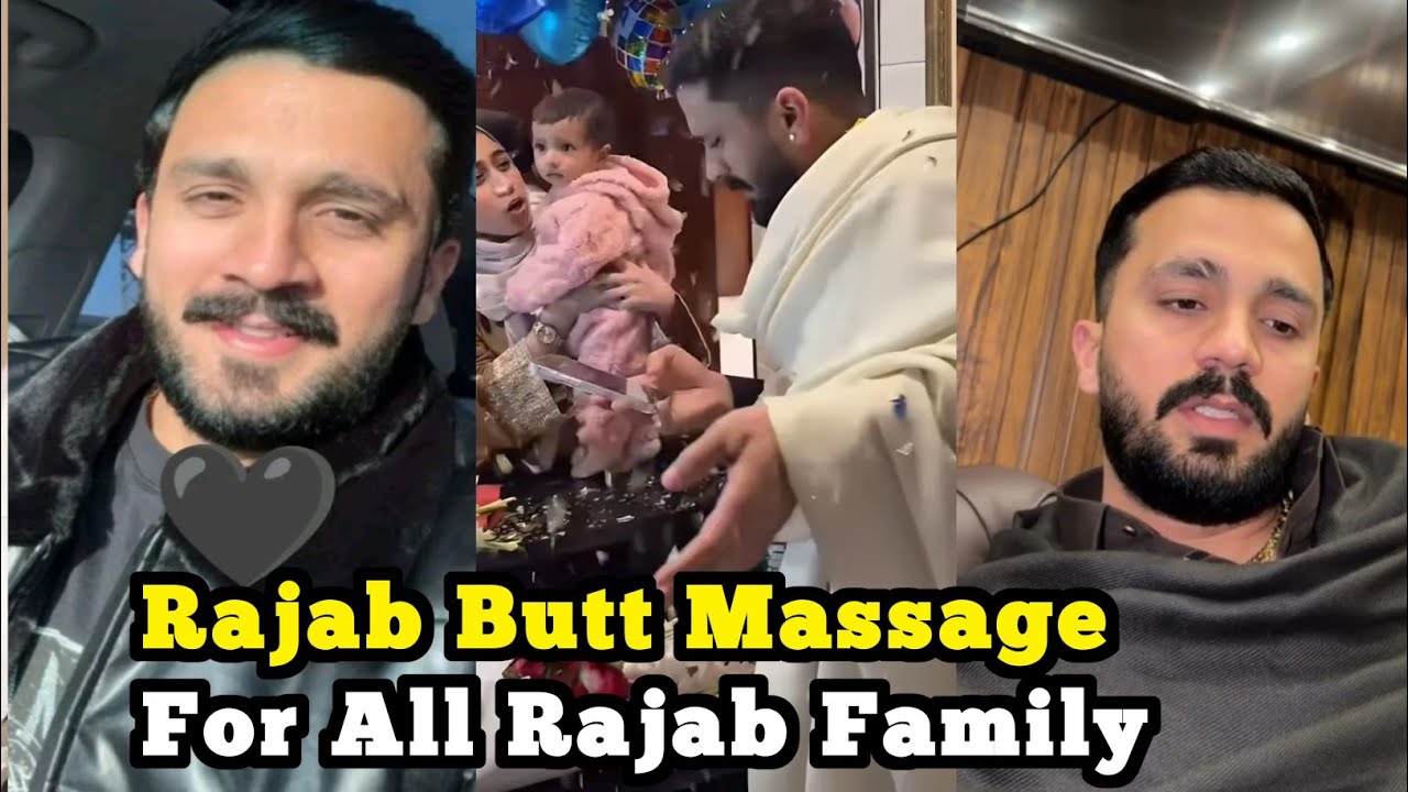 Rajab Butt Voice Massage For All Rajab Family | Rajab New Video | Rajab Butt Updates