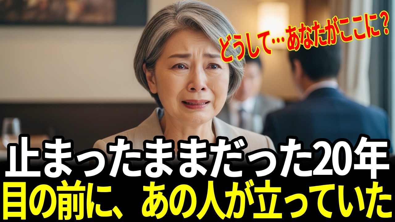 事故で失った夫と、二十年後の顔合わせで向き合った。目が合った瞬間、彼女の時間が止まった...【日本感動ドラマ】