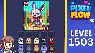 Pixel Flow Level 1503 Solution Walkthrough