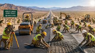 Giant Project - The Longest Road in the World Built by Indian Monkeys (4K HDR )