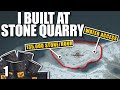 I BUILT MY NEW OP BASE DESIGN AT STONE QUARRY ON WIPE DAY | Solo Rust