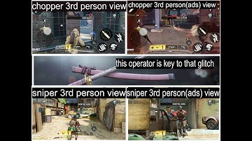 COD Mobile THIRD PERSON GLITCH in MULTIPLAYER +(How to enable) | FPP TO TPP :P