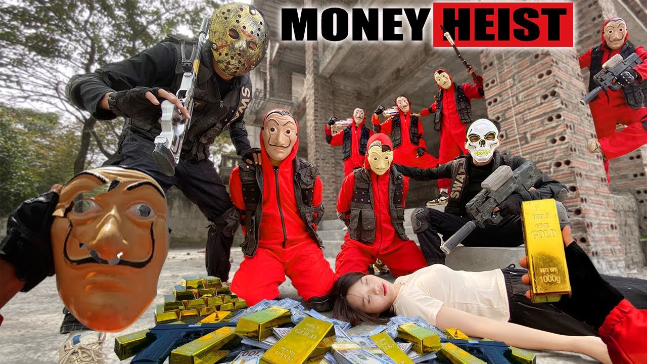 PARKOUR VS MONEY HEIST: Police in disguise, break in, arrest Boss and rescue hostages | Epic POV