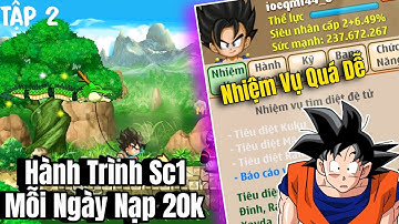 Ngọc Rồng Online - Hành Trình Cày Nick Sc1 Mỗi Ngày Chỉ Được Nạp 20k - Ghub Được Tài Trợ Video