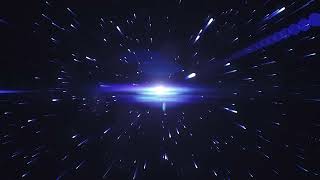 Hyperspace jump into space  Abstract space scene loop 1 Hour