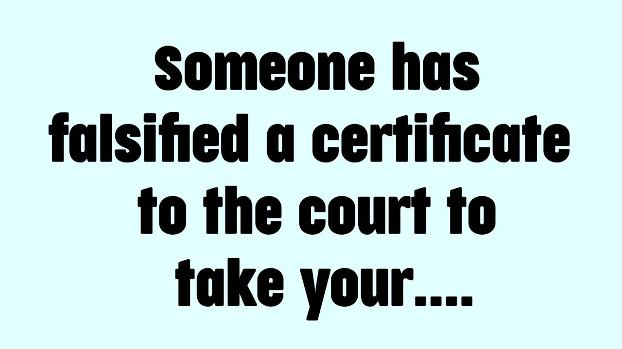 🌈Today god messag || Someone has falsified a certificate to the court to.... || #god #godmessage