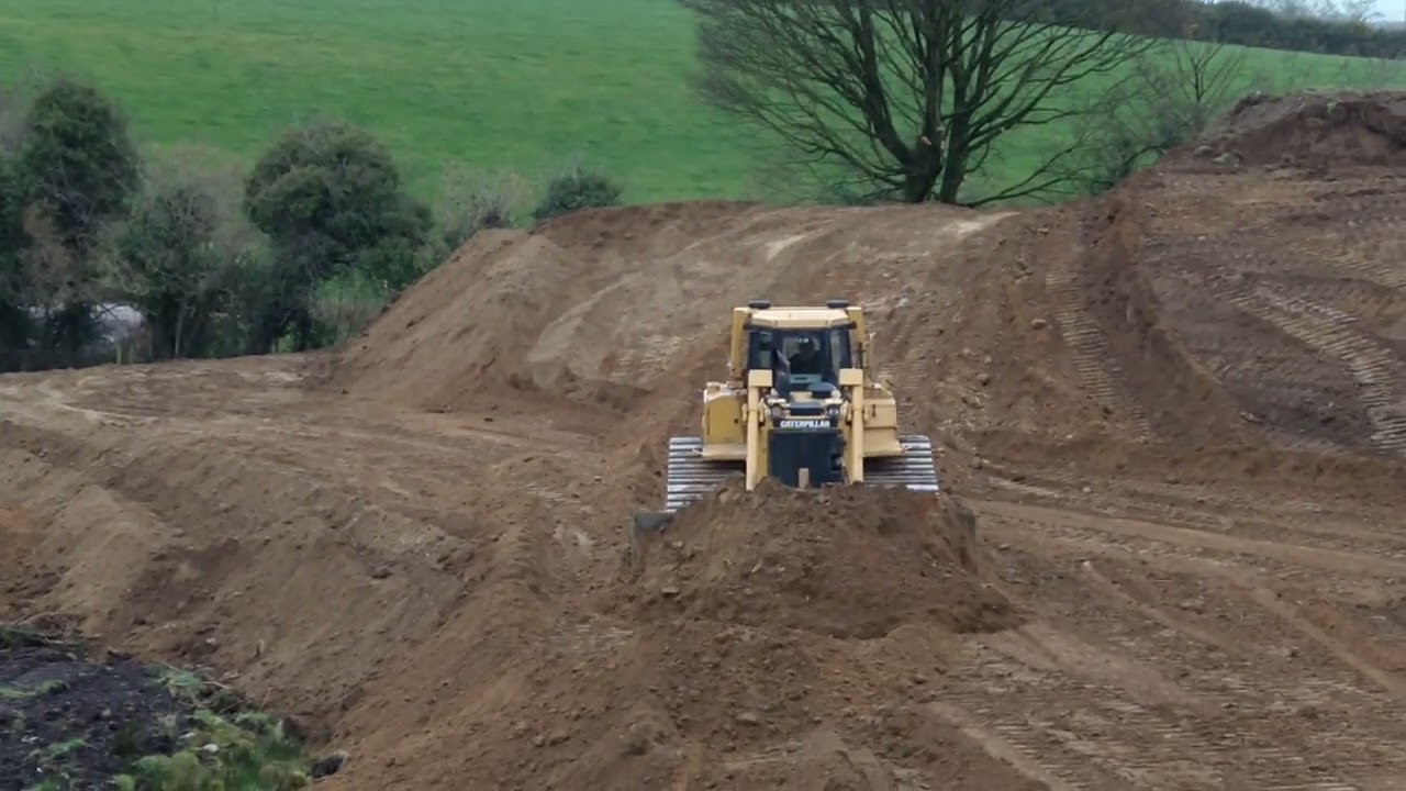 Caterpillar D6 R dozer working