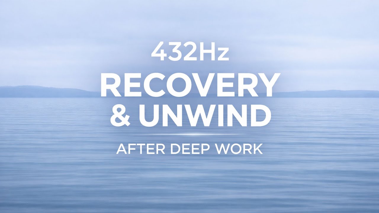 432Hz  Recovery & Unwind After Deep Work