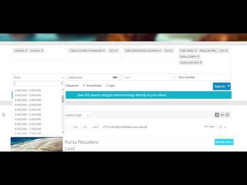 How to Use CaboCribs.com Search MLS Tool