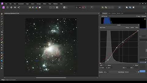 Tutorial on post-processing Dwarf2 stacked PNG file