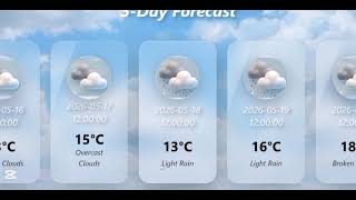 Weather Forecast Web App screenshot 1