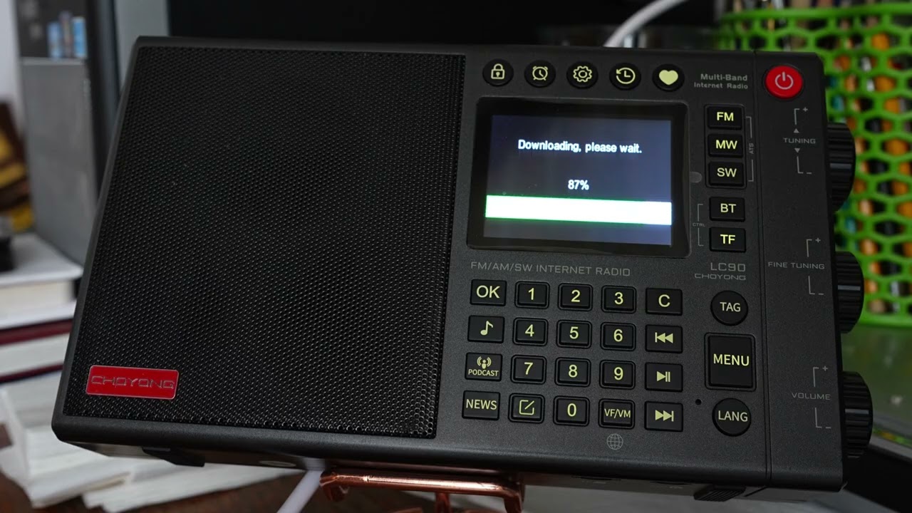 Up date soft la radio Choyong LC90 de la 4.7 la 4.9, varianta in limba engleza, Bucuresti-Romania