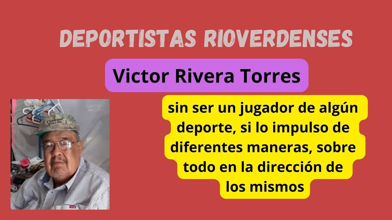 Victor Rivora Victor Rivera Torres - YouTube