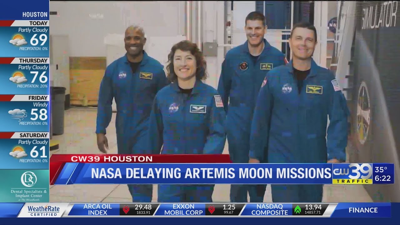 CW39 NASA Artemis Moon Missions Delayed - YouTube