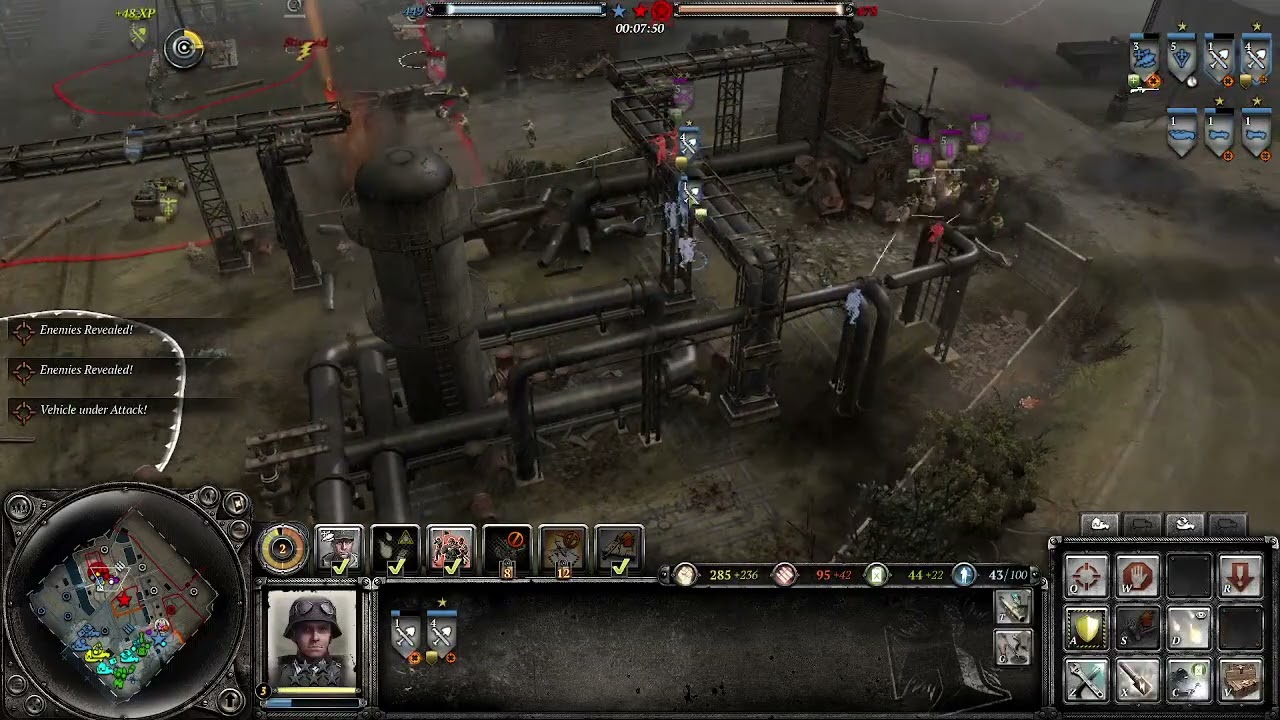 On the road to TOP RANK[4v4]  lvl 11| Company Of Heroes 2 Axis Ranked Match  303 - with teammate