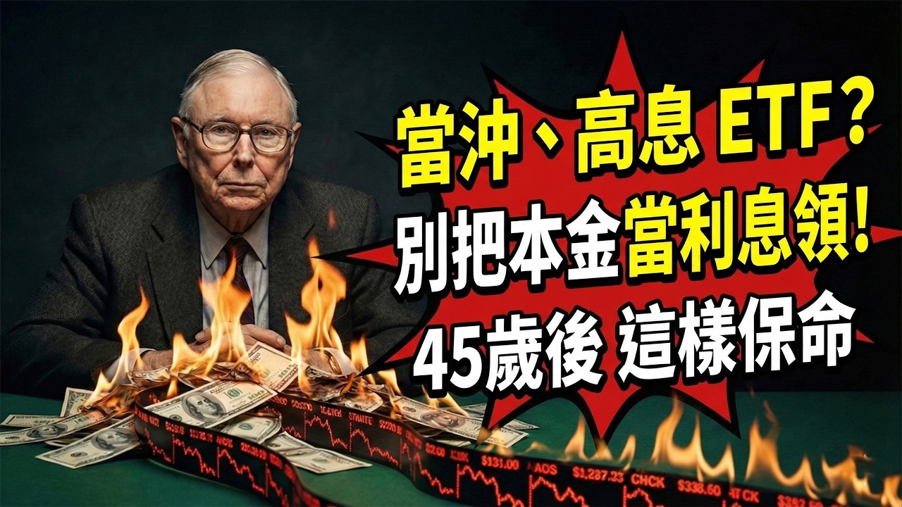 查理·芒格：三月底大崩盤前兆？45歲以上手握退休金的人，立刻停下這「3種致命操作」，否則晚年淪落街頭！