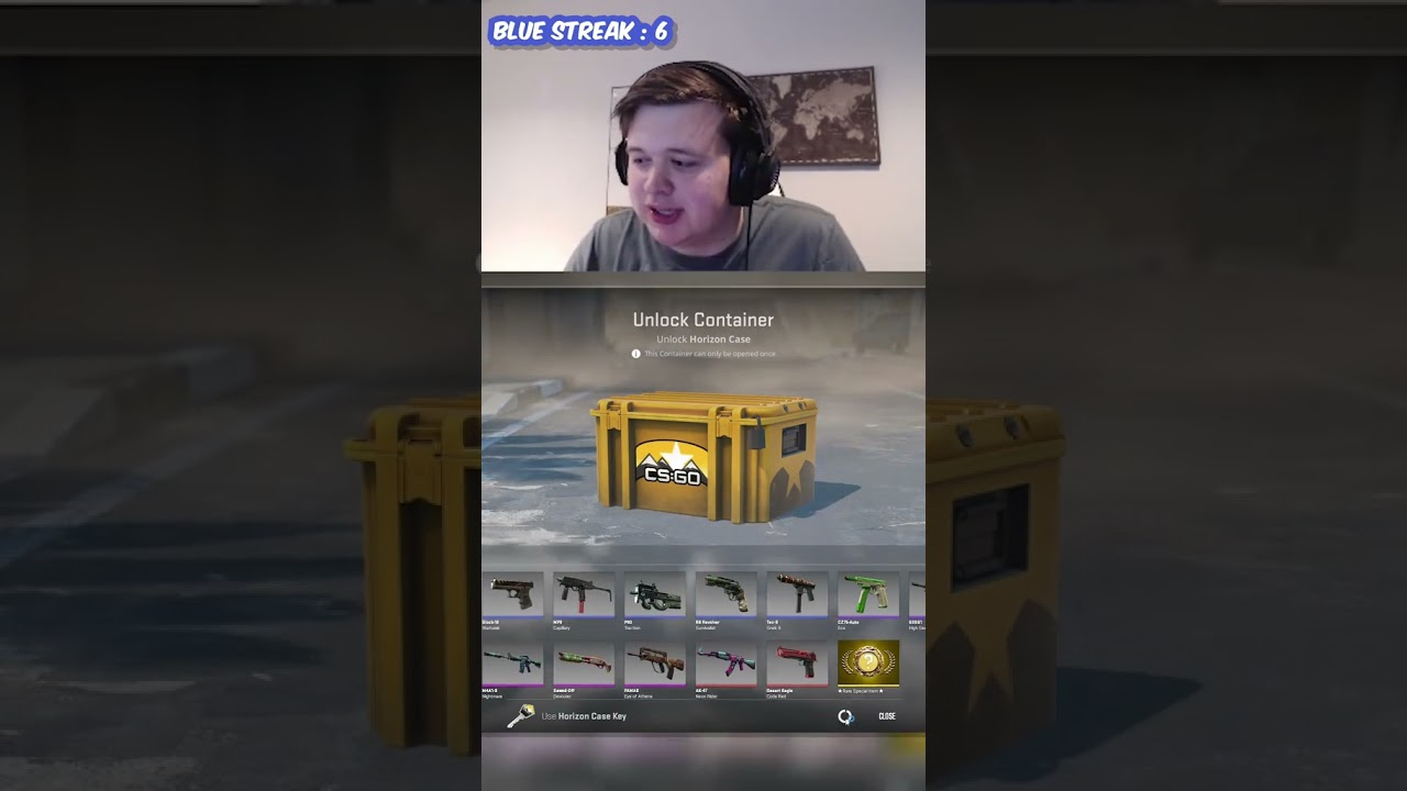 Day 10 of Opening Cases Until I Pull a Knife #cs2skins #cs2 #1HPanda