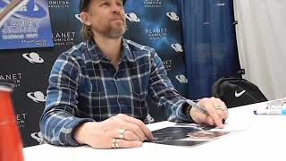 Meeting Charlie Hunnam Sat 3-9 Planet Comicon 2024 Kansas City MO