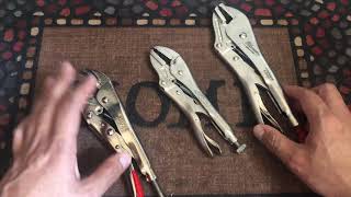 Locking Pliers- 3 To Choose