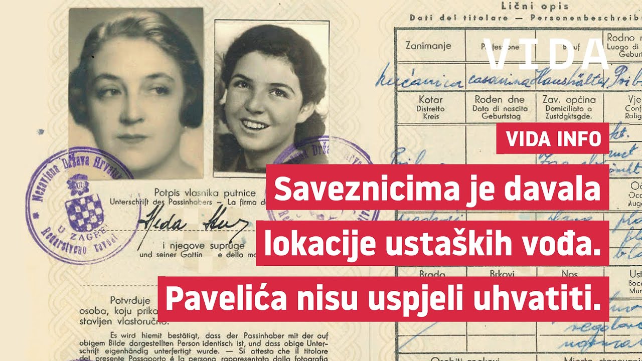 VIDA info - Zagrebačka Židovka u lovu na Antu Pavelića