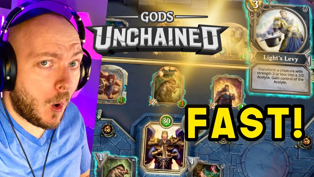Gods Unchained SUPER Fast F2P Light Aggro Deck Guide & Play! It shouldn't beat these decks