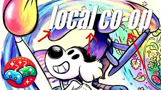 Local co-op in Chicory: A Colorful Tale (multiplayer games)