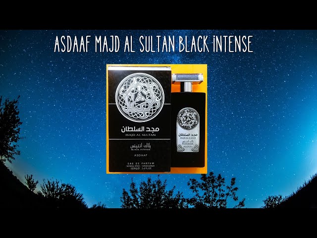 Majd Al Sultan Black Intense By Asdaaf EDP 100ML Unboxing & First