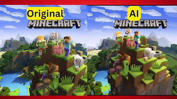 Minecraft but its generated by AI (Luma AI)