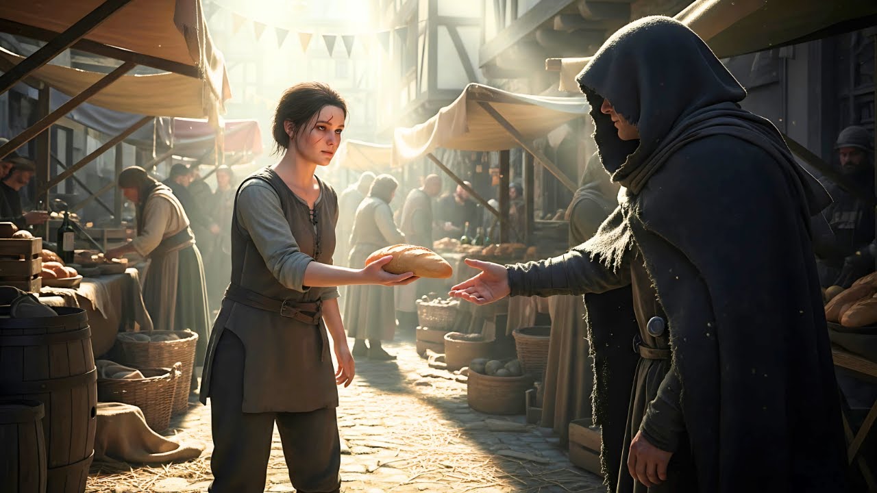 She Helped the Poor Traveler at the Market — Never Knowing He Was the Alpha King in Disguise...