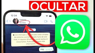 COMO OCULTAR EN LINEA Y ESCRIBIENDO EN WHATSAPP 2024 screenshot 5