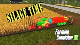 Silage Time With Lego Tractor and Lego Trailer, Farming Simulator 17 screenshot 5
