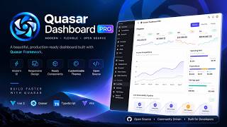 Quasar Dashboard Pro - Open Source Template