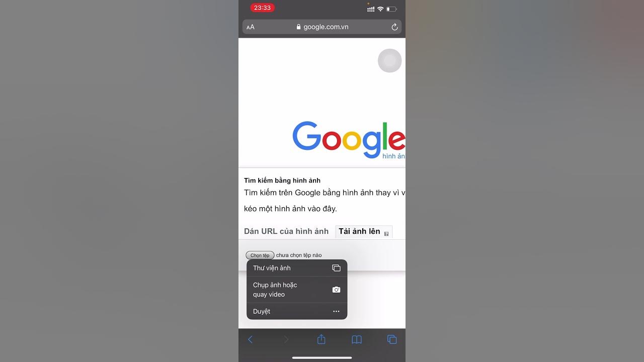 Hướng dẫn tìm kiếm Google hình ảnh bằng điện thoại iphone - YouTube