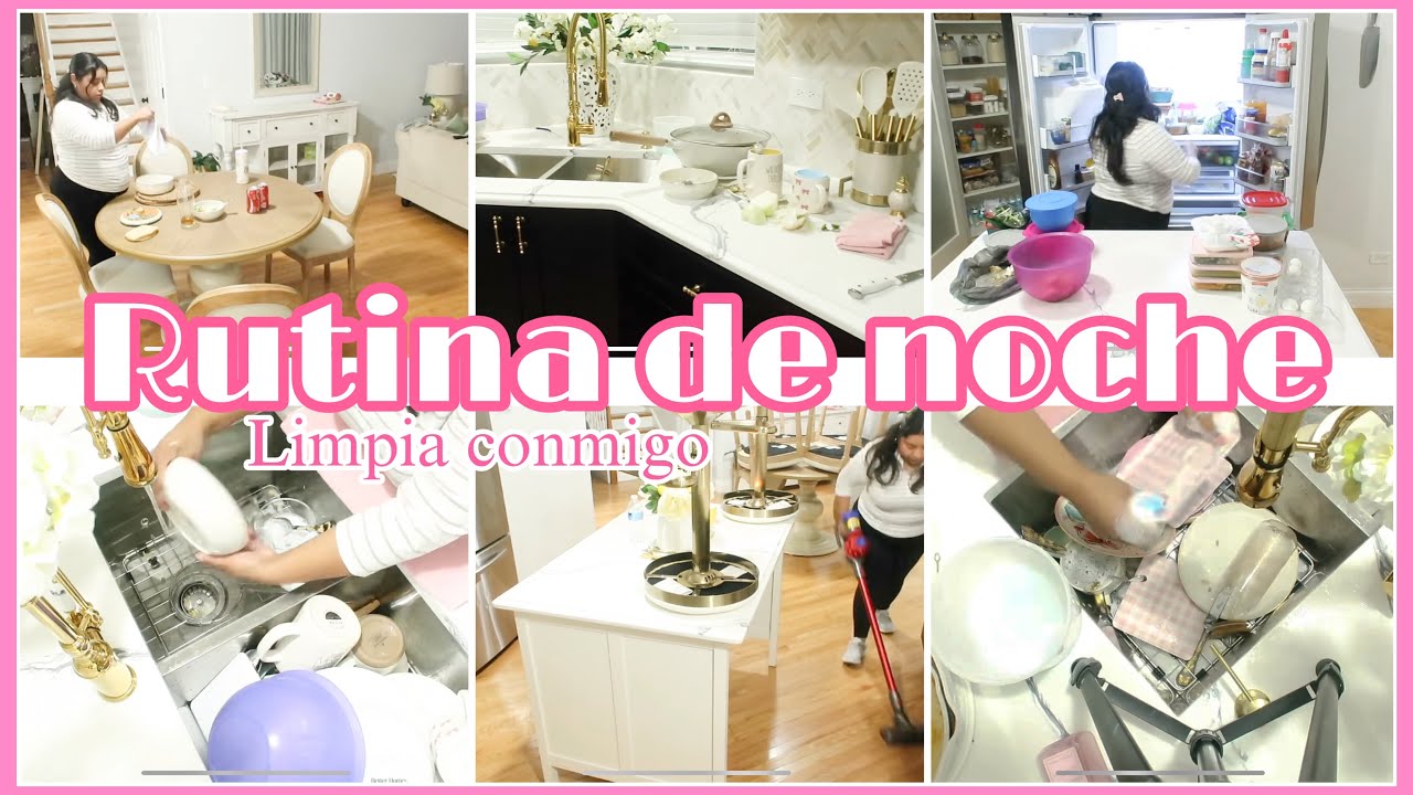 ✨Como limpiar tu casa || limpieza de noche || como limpiar tu cocina fácil y rápido
