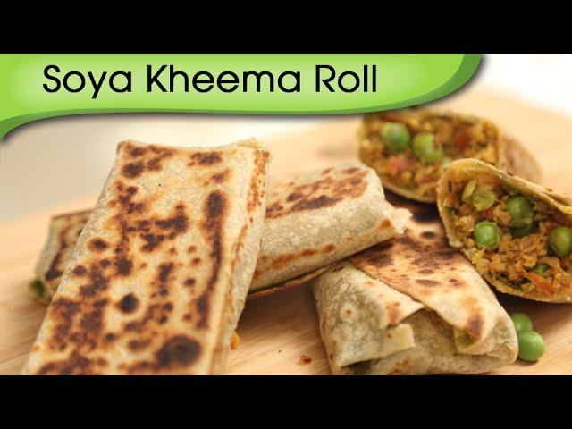 Soya Kheema Roll - Healthy Veg Wrap - Easy To Make Kids Lunch Box / Tiffin Recipe By Ruchi Bharani | Rajshri Food