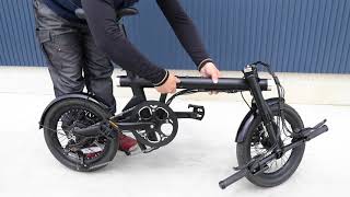 ハイガー産業・軽量！！１６インチ電動アシスト自転車　CONDENMARU　折りたたみ