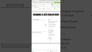 Drawing a site plan in Revit #architecture #revit #archdesign #foryoupage